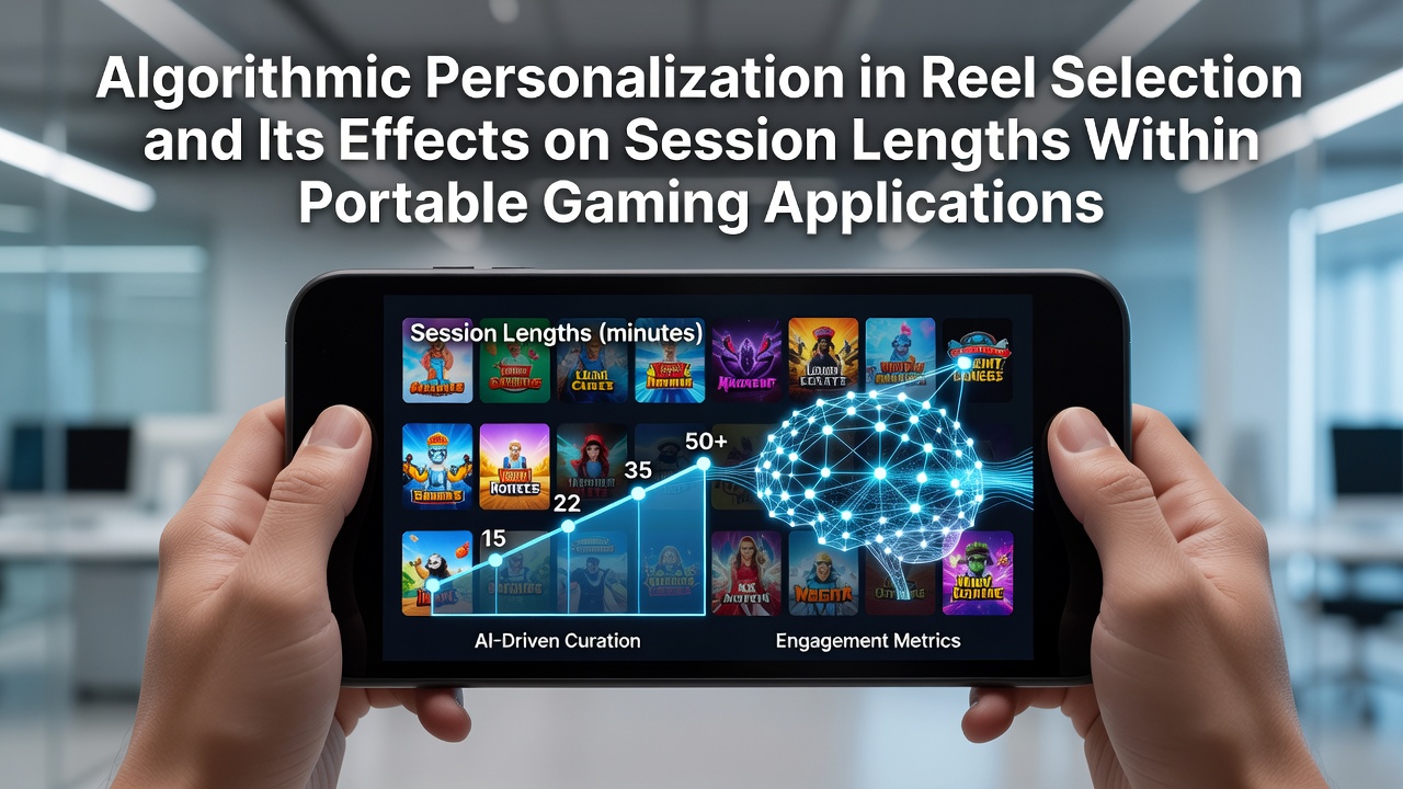 Mobile gaming interface showing personalized reel options in a portable application