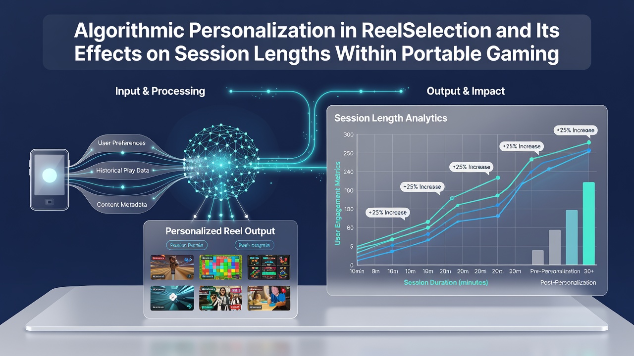 Data visualization of session length trends influenced by reel personalization algorithms